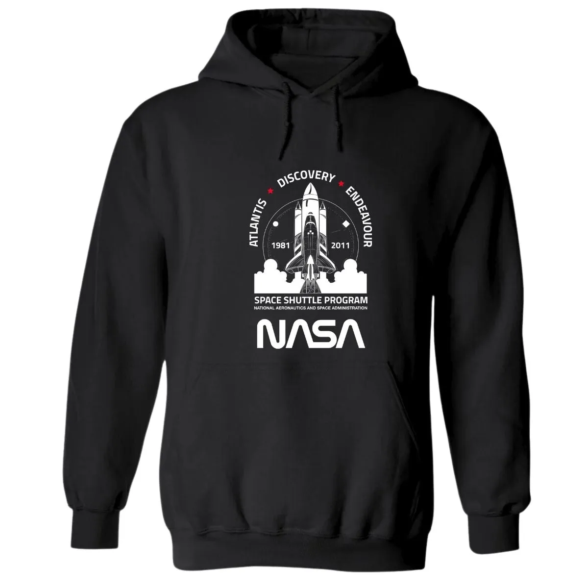 Sudadera Mujer Hoodie Nasa Cohete