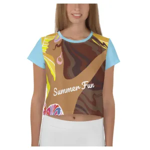 Summer Bedlam AOP Crop Top