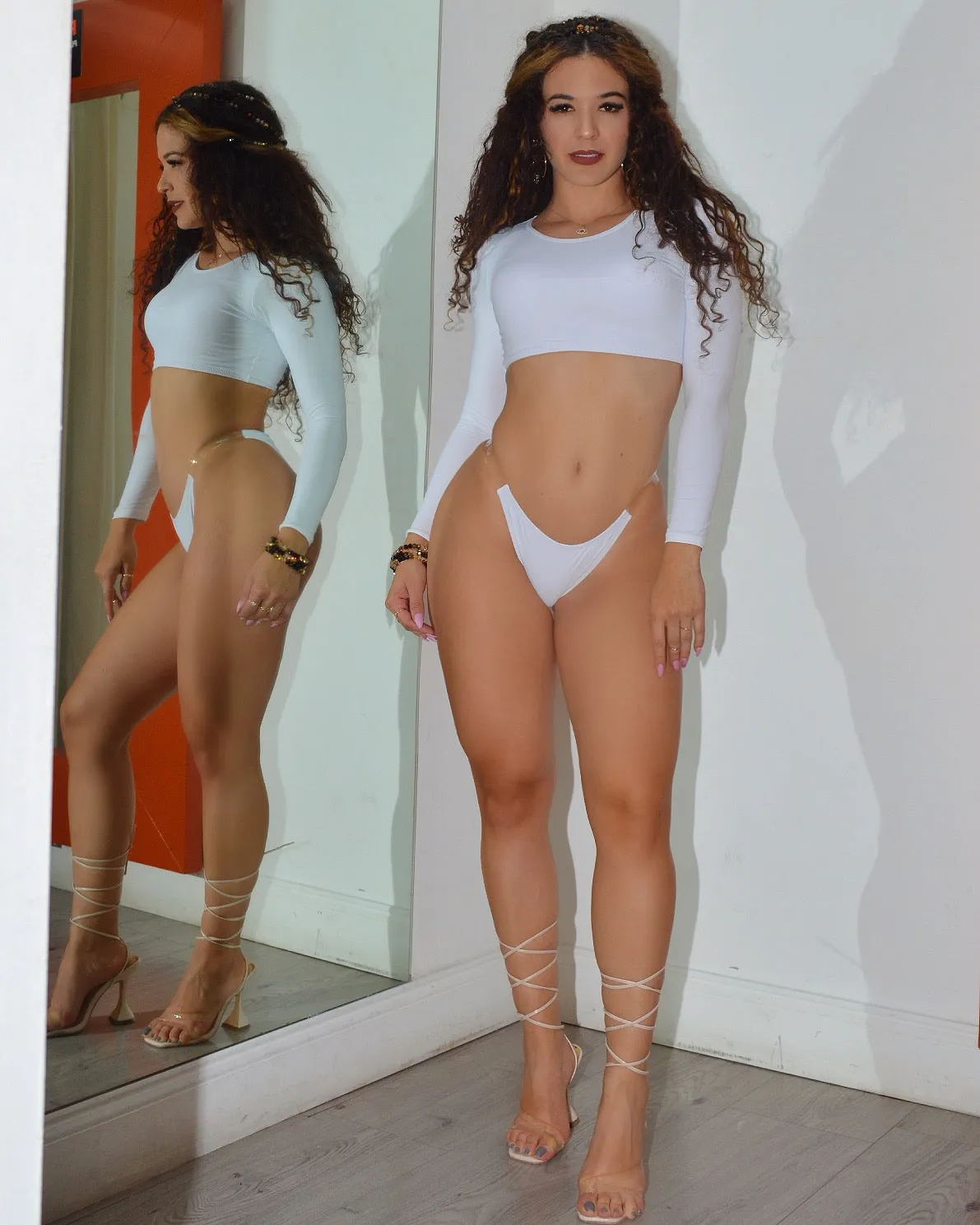 Summer It’s Awaiting White Bikini Set