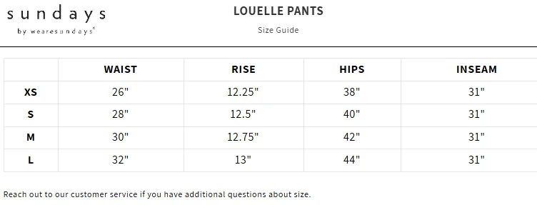 Sundays Louelle Pants - Cream