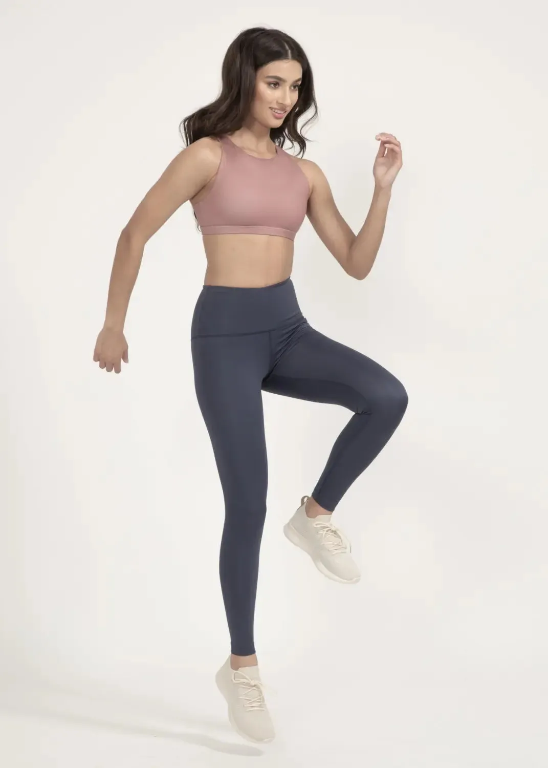 Surf & Yoga Leggings in Midnight blue