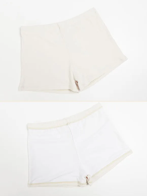 Sweet Lolita Outfits Ecru White Ruffles Butterfly Long Sleeves Top Pants