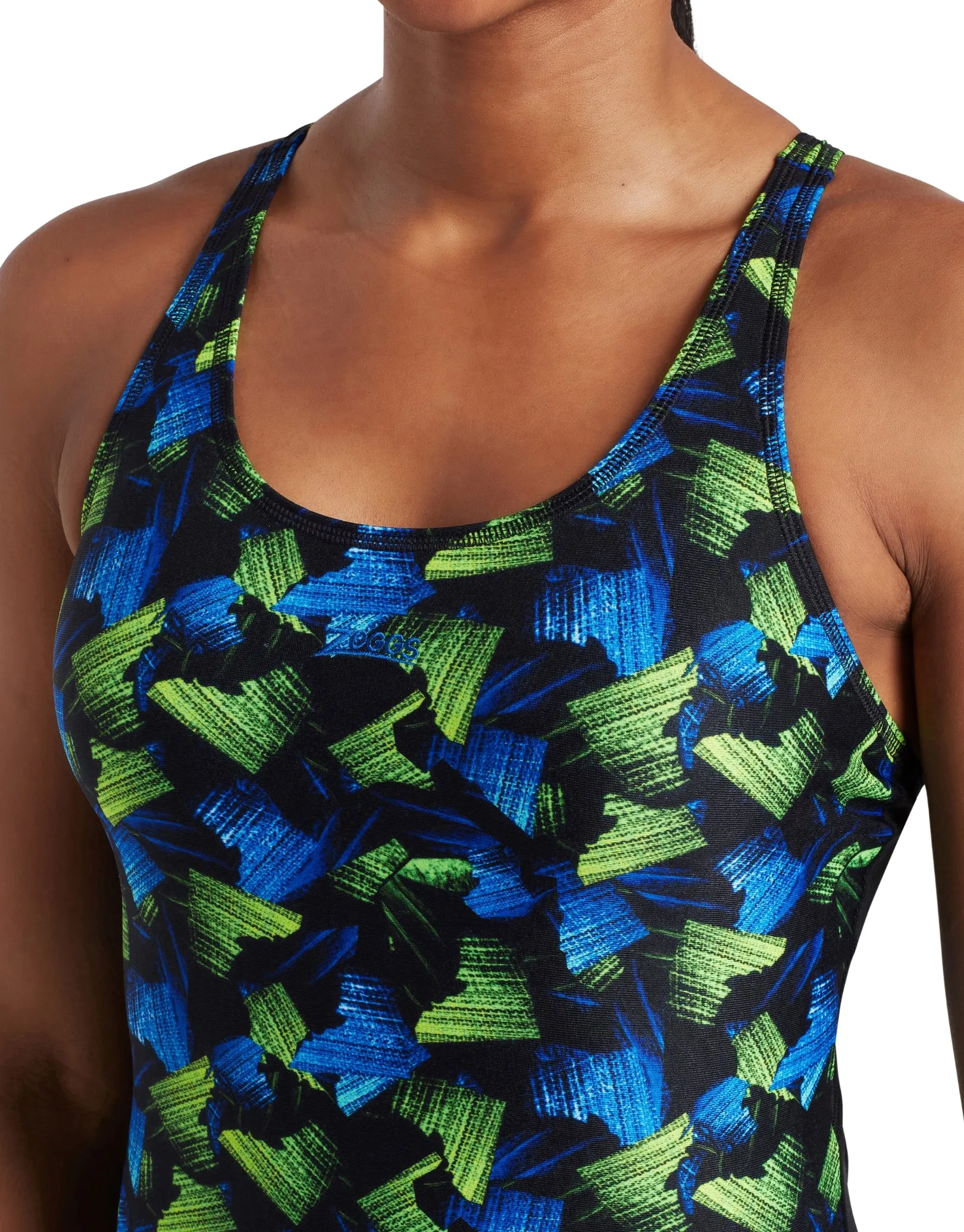 Swell Masterback Swimsuit - Black/Green