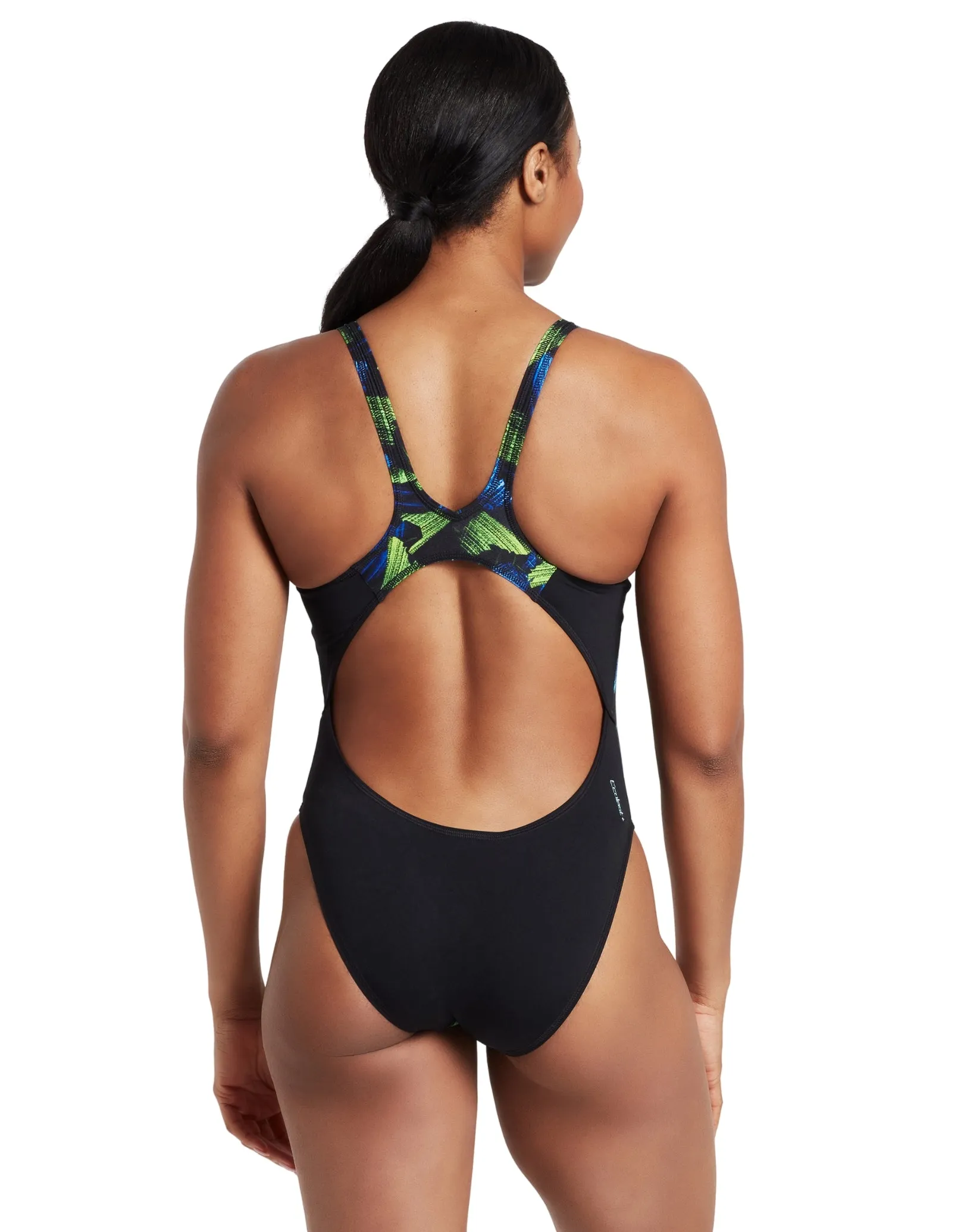 Swell Masterback Swimsuit - Black/Green