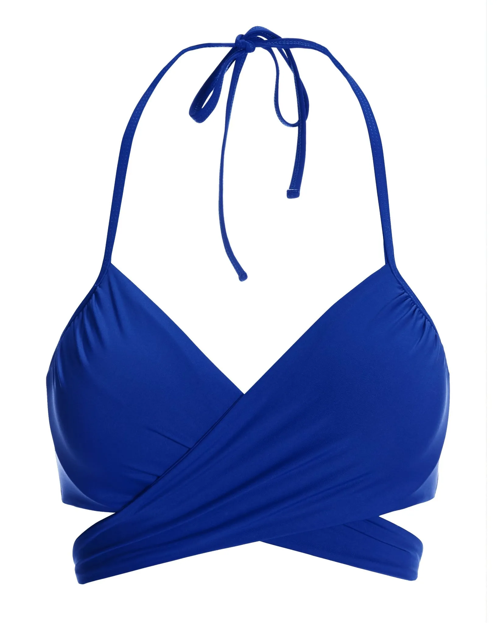 Swim Sense Underwire Wrap Bikini Top Deep Ocean