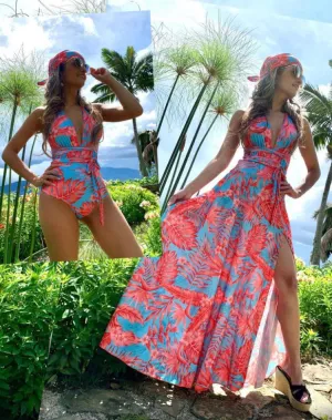 Swimsuit & Skirt Set