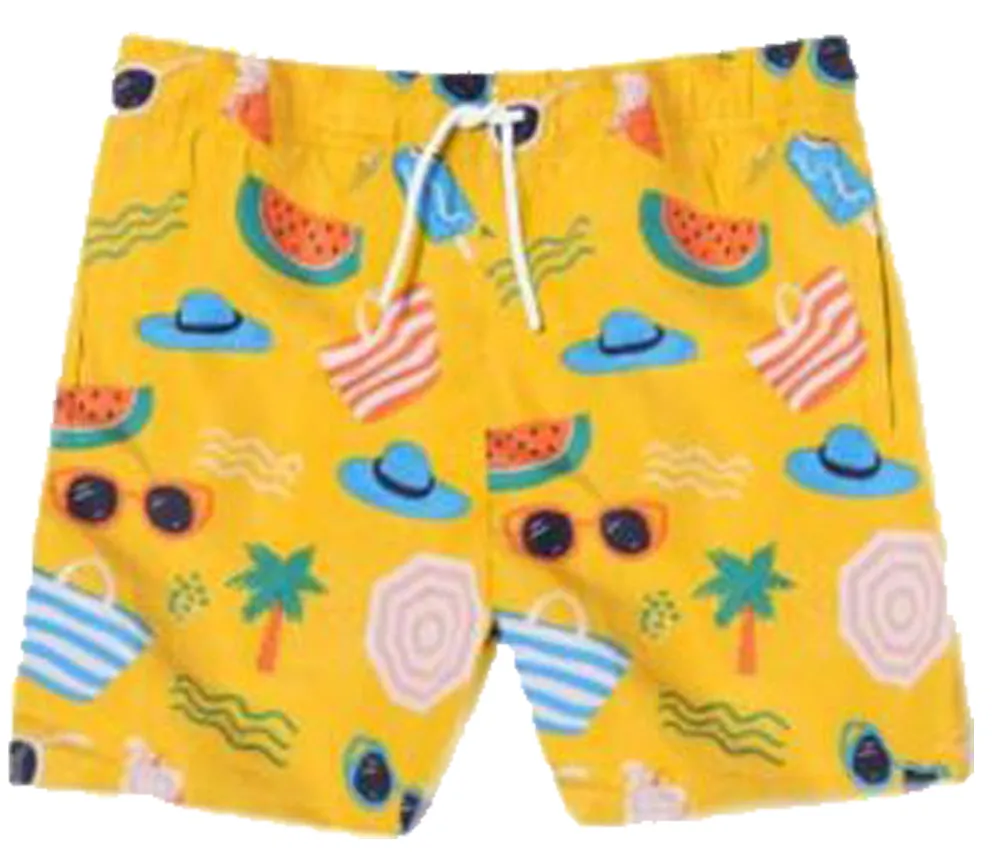 Swimwear Boy's Colorful Prints Swim Short, Small- X-Large (Size 4-18)