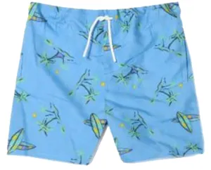 Swimwear Boy's Colorful Prints Swim Short, Small- X-Large (Size 4-18)