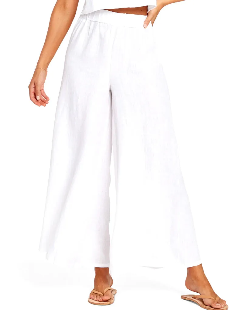 Tallows Crop Top-Tallows Wide Leg Pant
