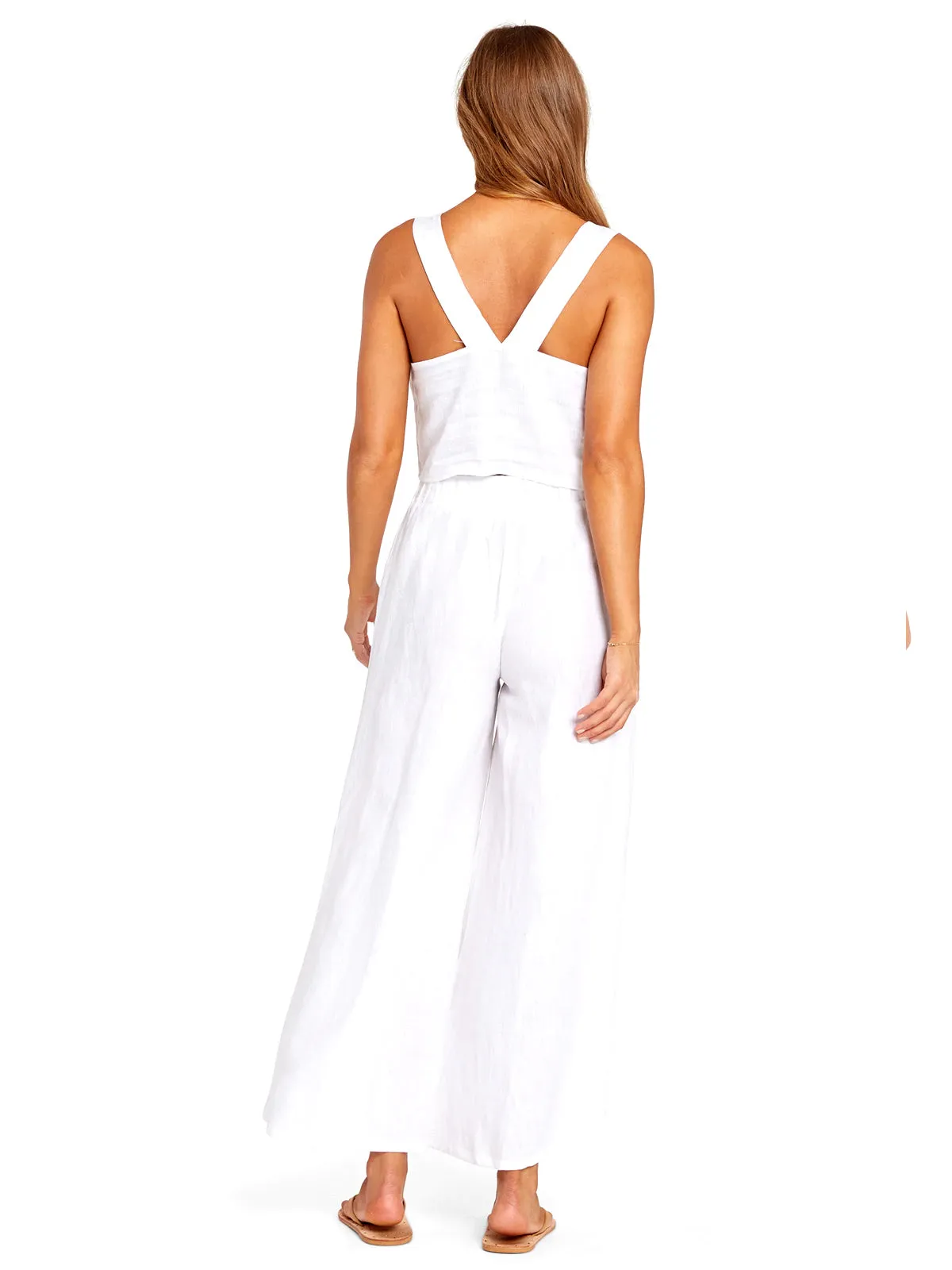 Tallows Crop Top-Tallows Wide Leg Pant