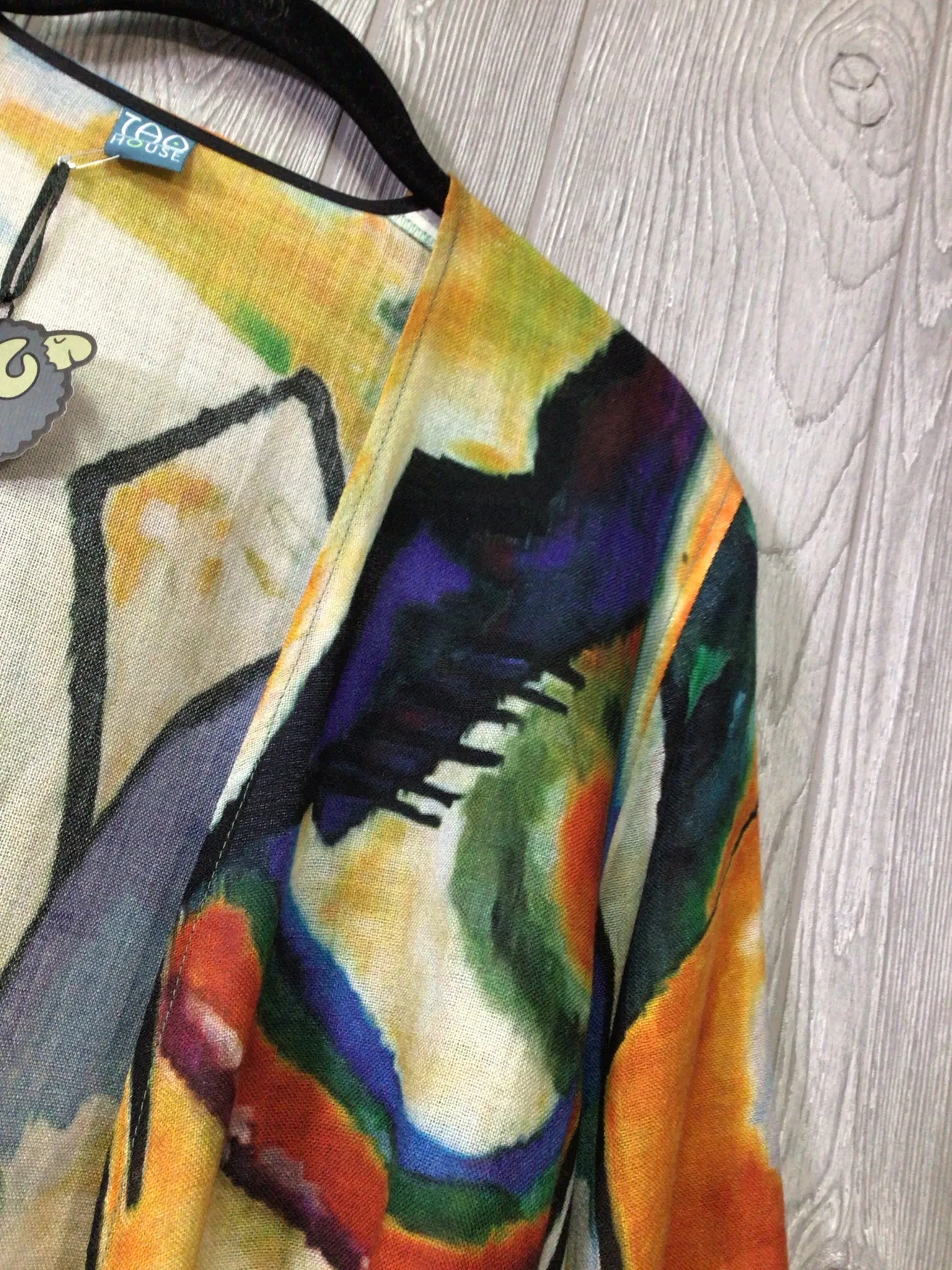 tao house kimono Cardigan Size Large New