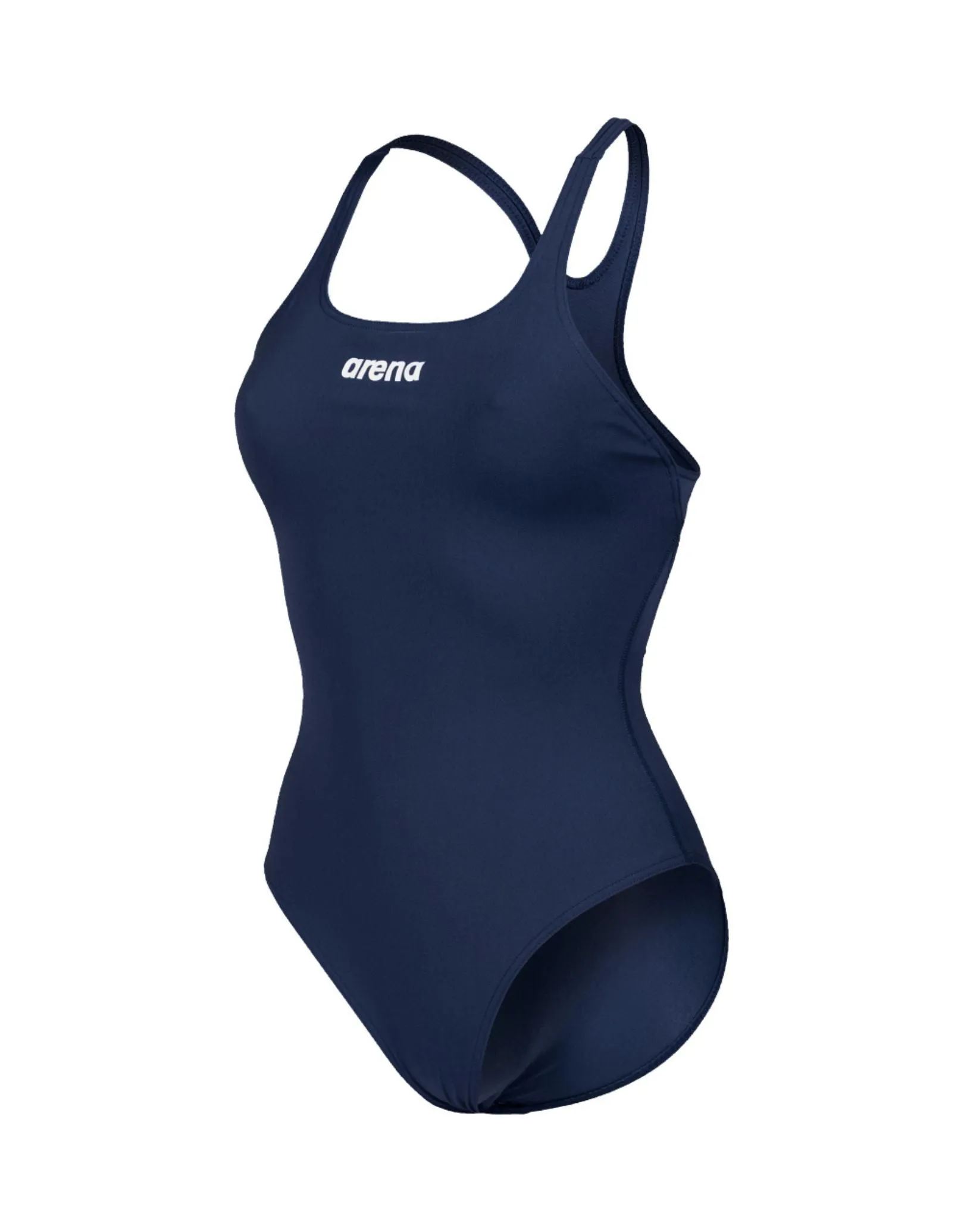 Team Swim Pro Solid Swimsuit - Navy/White