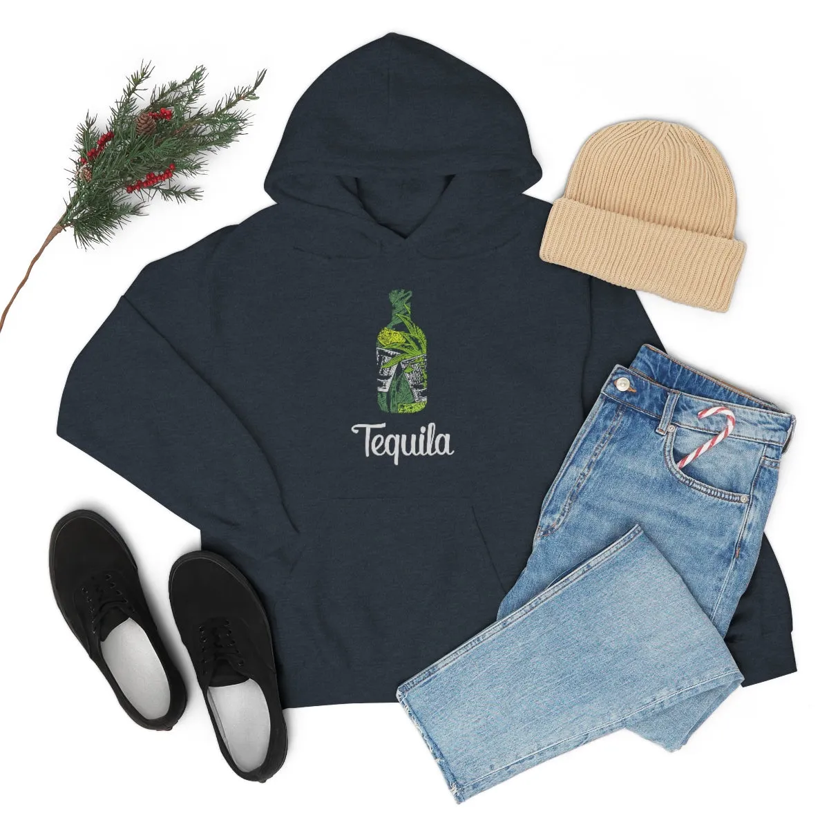 Tequila Bottle Unisex Drinking Hoodie