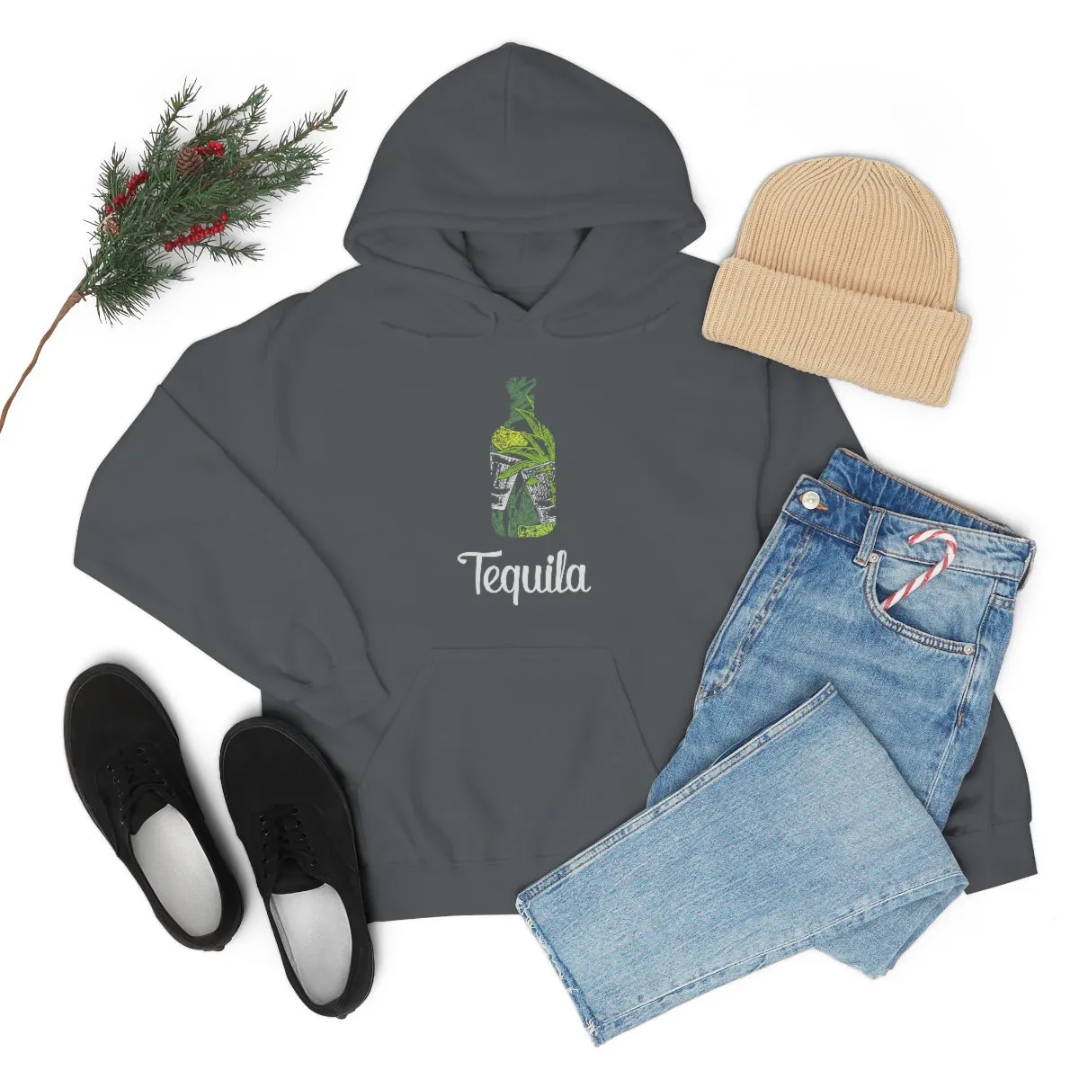 Tequila Bottle Unisex Drinking Hoodie