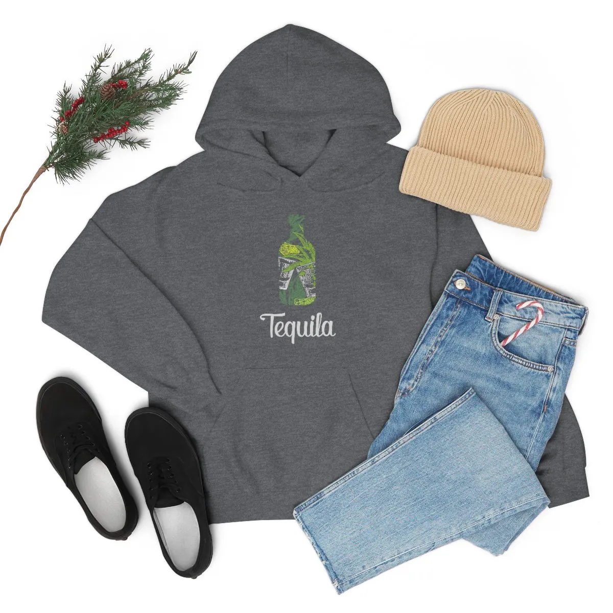 Tequila Bottle Unisex Drinking Hoodie