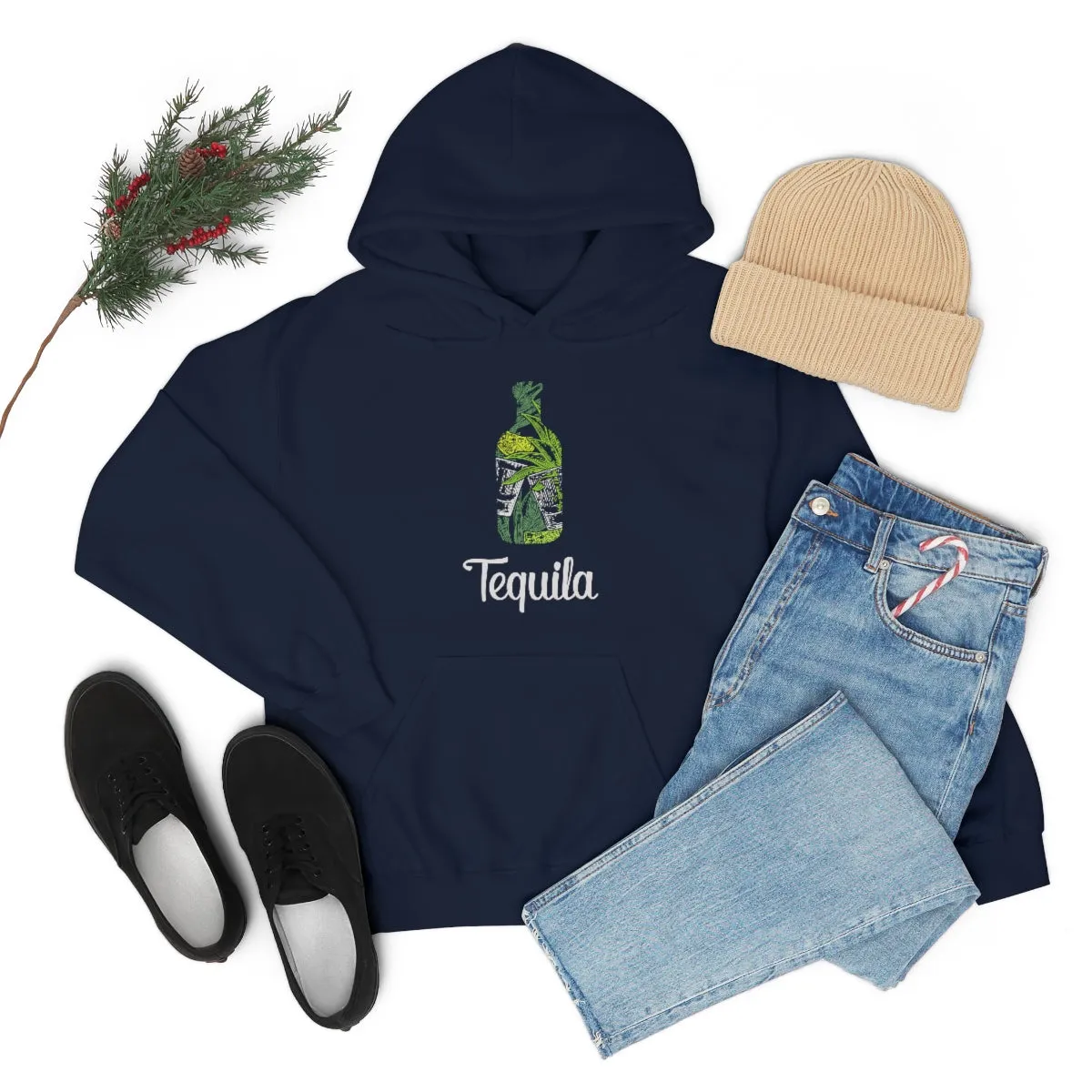 Tequila Bottle Unisex Drinking Hoodie