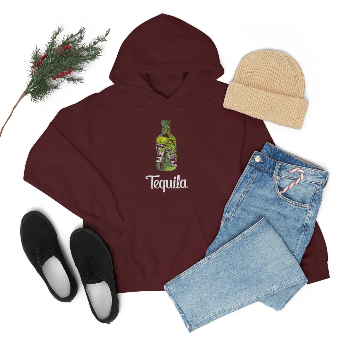 Tequila Bottle Unisex Drinking Hoodie