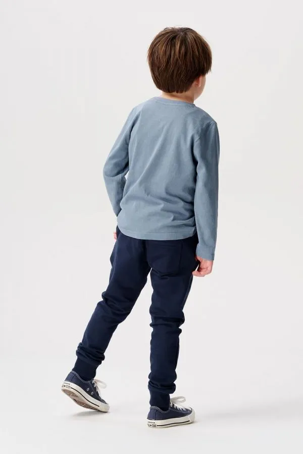 The Davie Long Sleeve Tee - Blue Mirage - KIDS