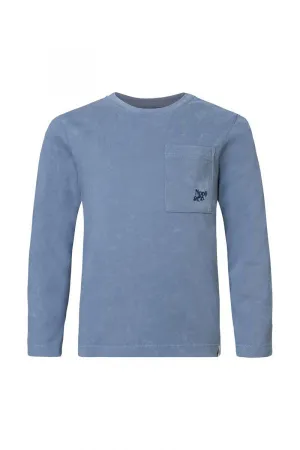 The Davie Long Sleeve Tee - Blue Mirage - KIDS