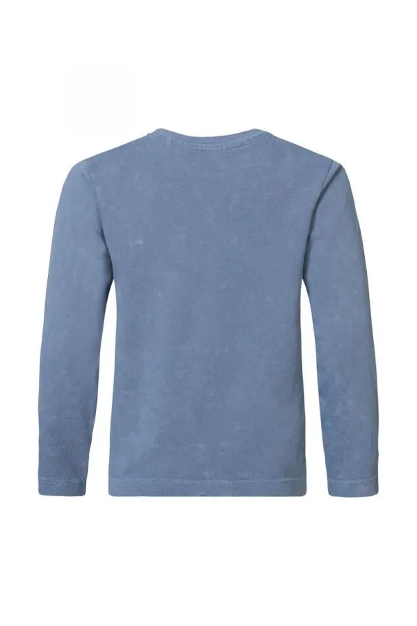 The Davie Long Sleeve Tee - Blue Mirage - KIDS