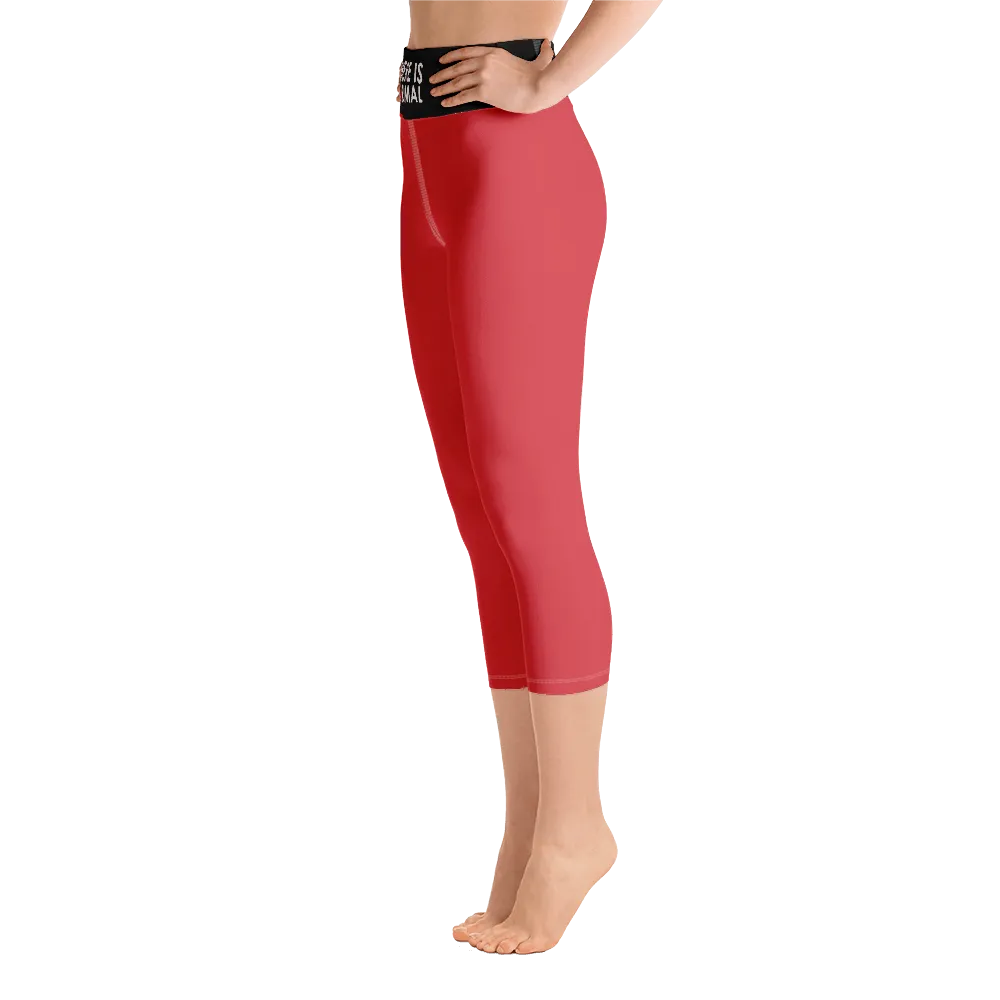 There is No Normal (Yoga Capri Leggings)
