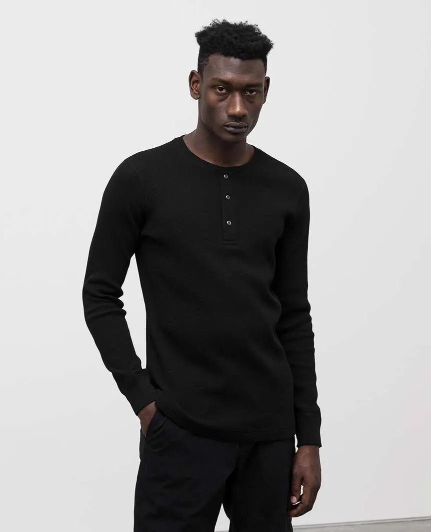 Thermal Henley Black