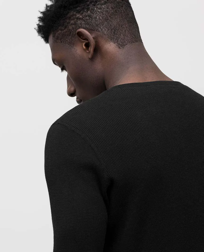 Thermal Henley Black
