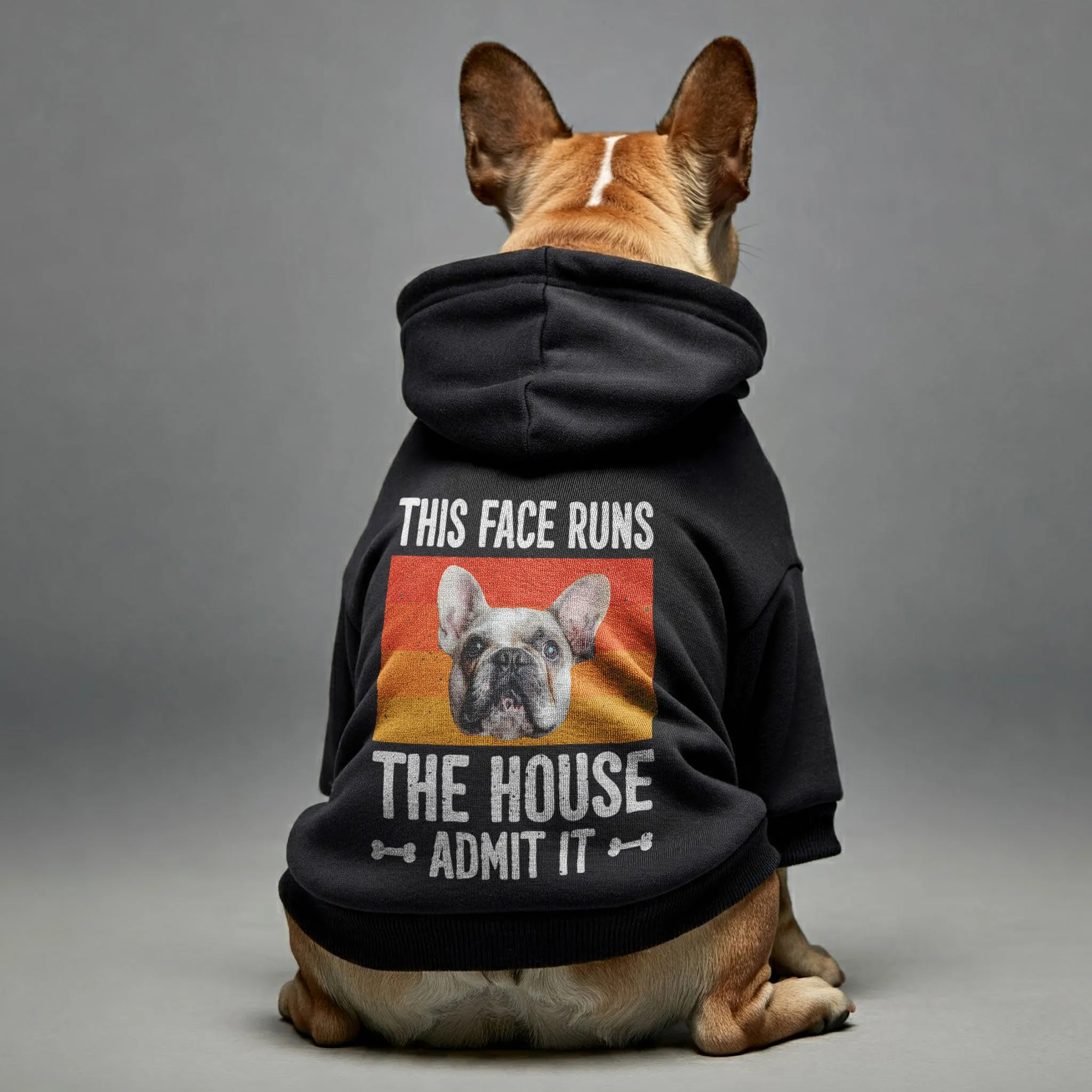This Face - Personalized French Bulldog hoodies with funny quotes and your frenchie’s face – Stylish, Cozy, and Premium 100% Cotton