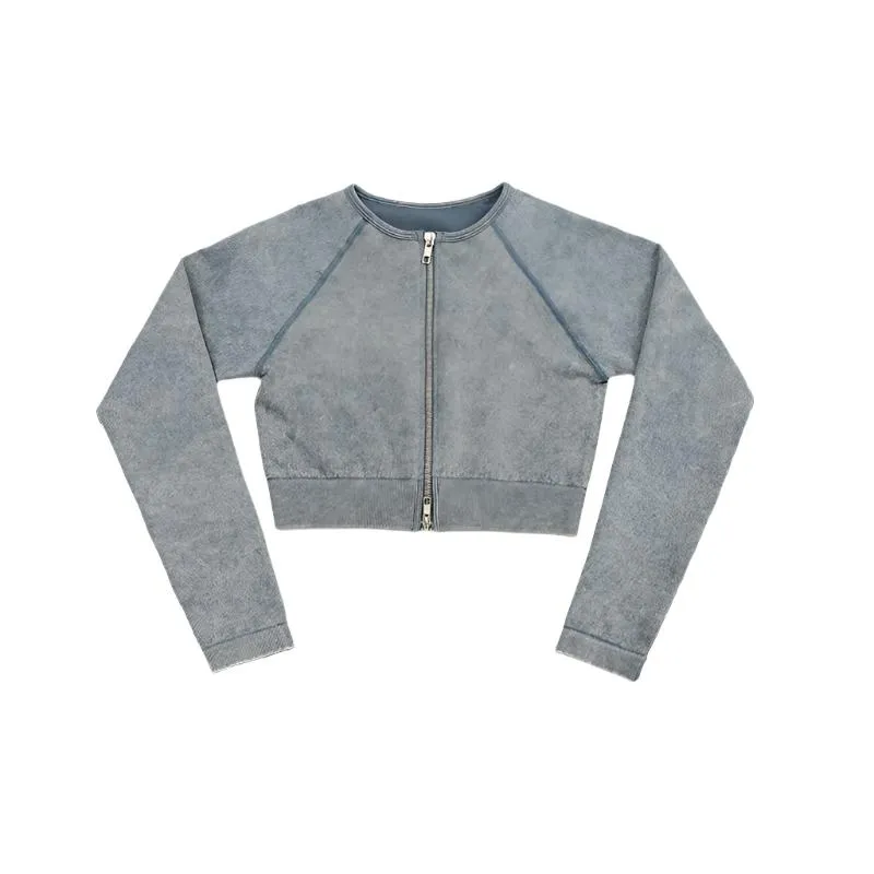 Three Piece Stone Wash Yoga Set