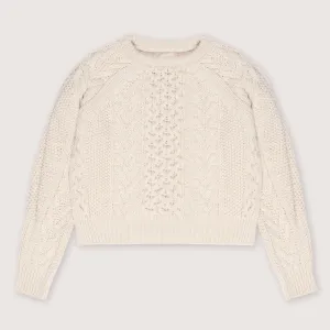 Tibet Woman's Jumper | Vanilla Cream