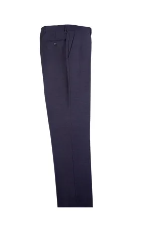 Tiglio Luxe Charcoal Gray Flat Front, Pure Wool Modern Fit Dress Pants 2560 TIG1010