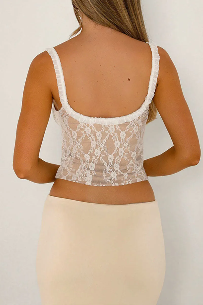 TL0412 Lace Cami Top