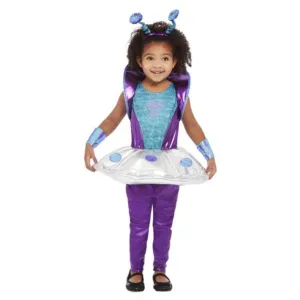 Toddler Alien Costume, Silver