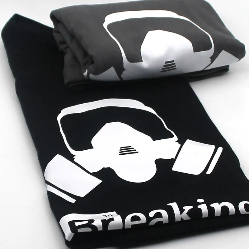 Top quality COTTON Neck Breaking Bad Men T Shirt Short Sleeve Heisenberg Print T Shirt For Men