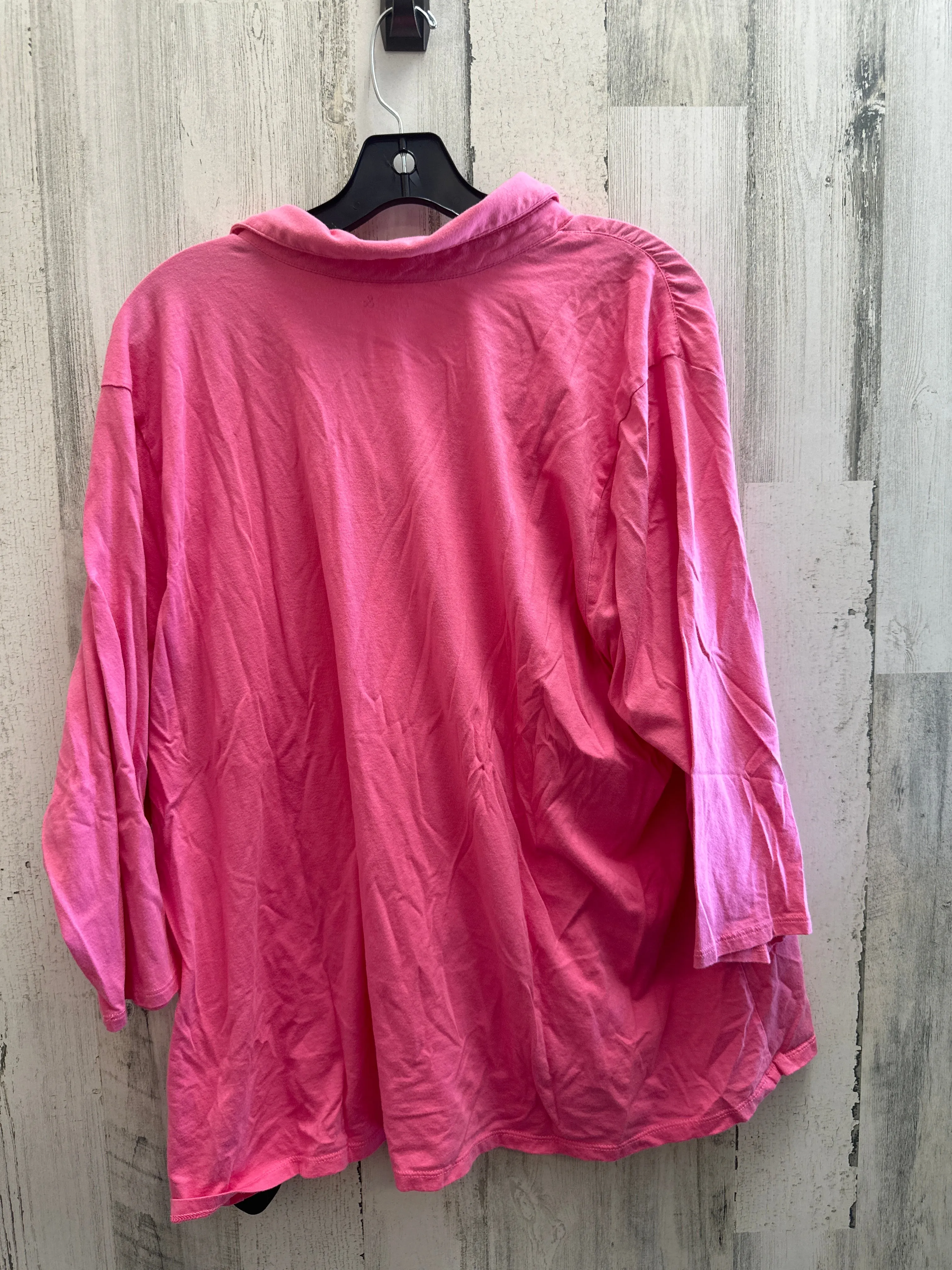 Top Short Sleeve By Croft And Barrow  Size: 2x