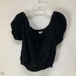 Top Short Sleeve By Sundry In Black, Size: S