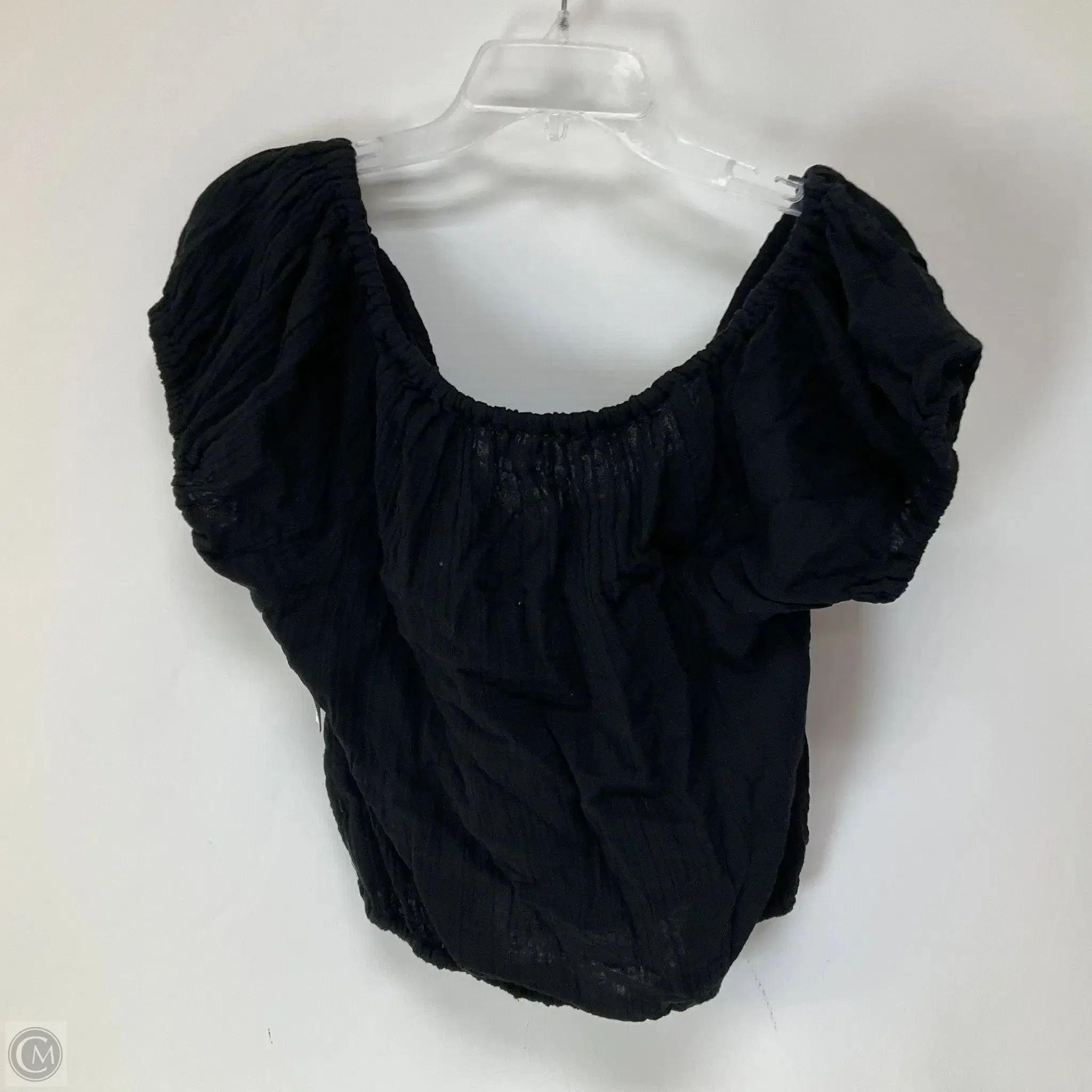 Top Short Sleeve By Sundry In Black, Size: S
