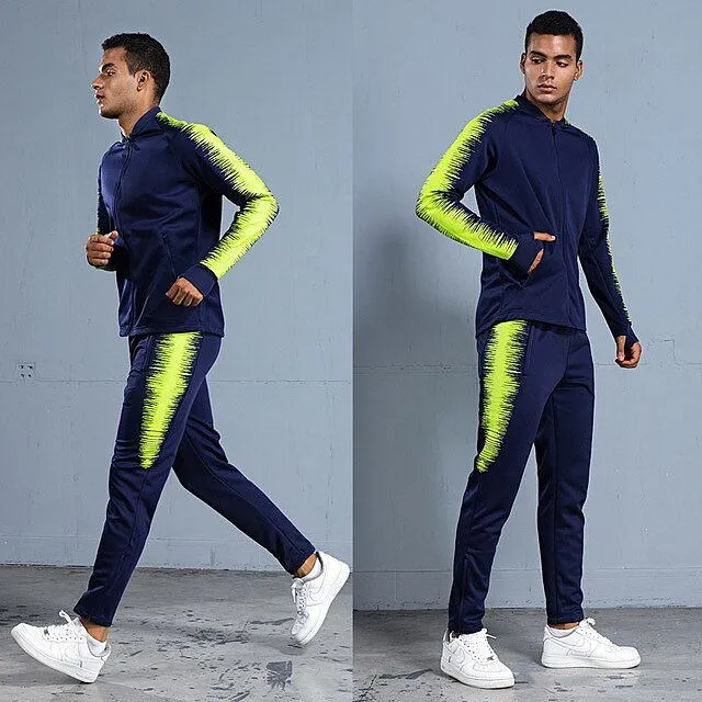 Tracksuits For Men Gym Sportswear Training Set