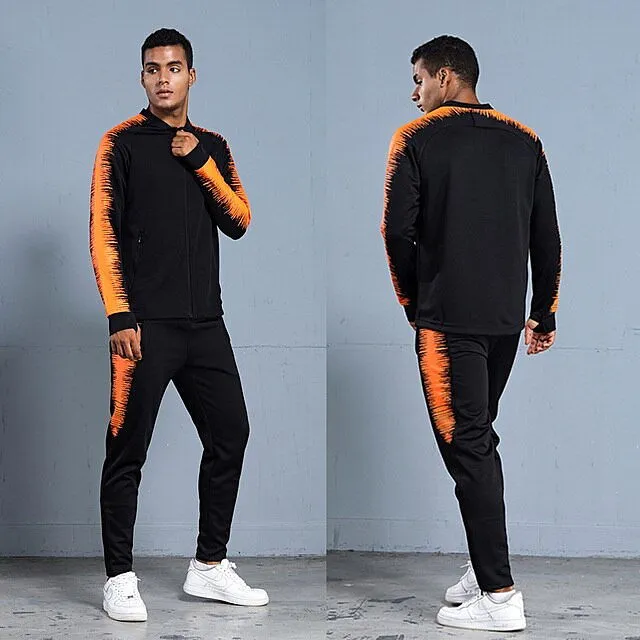 Tracksuits For Men Gym Sportswear Training Set