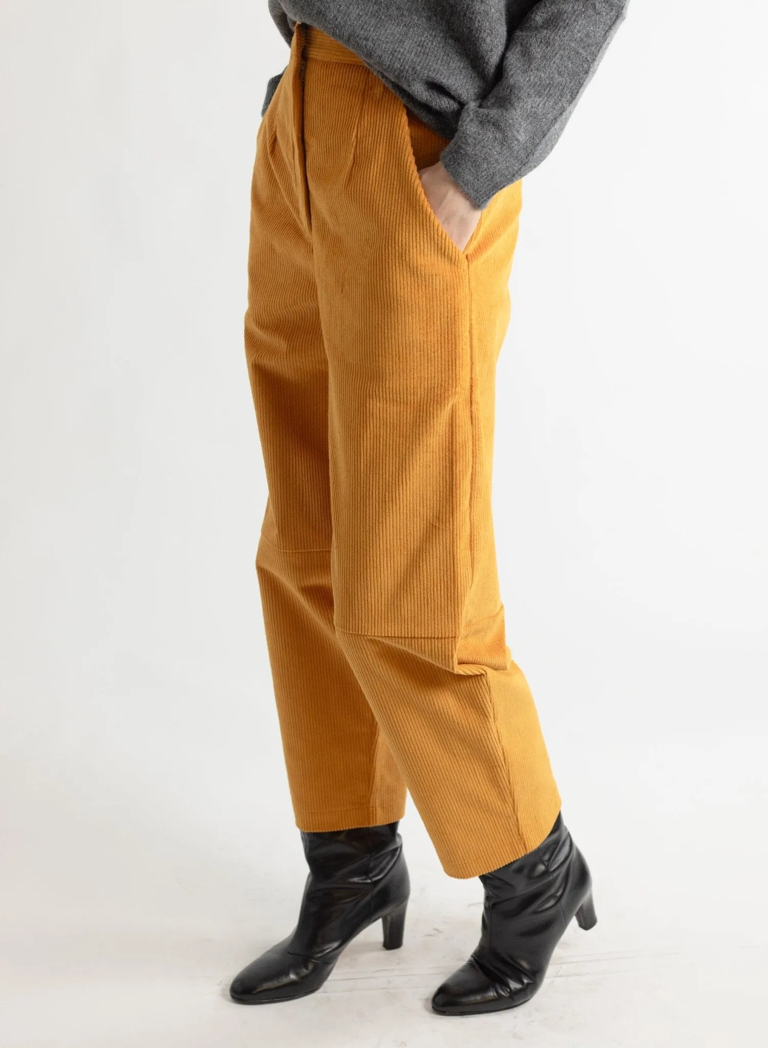 Triangle Pant - Yellow Corduroy