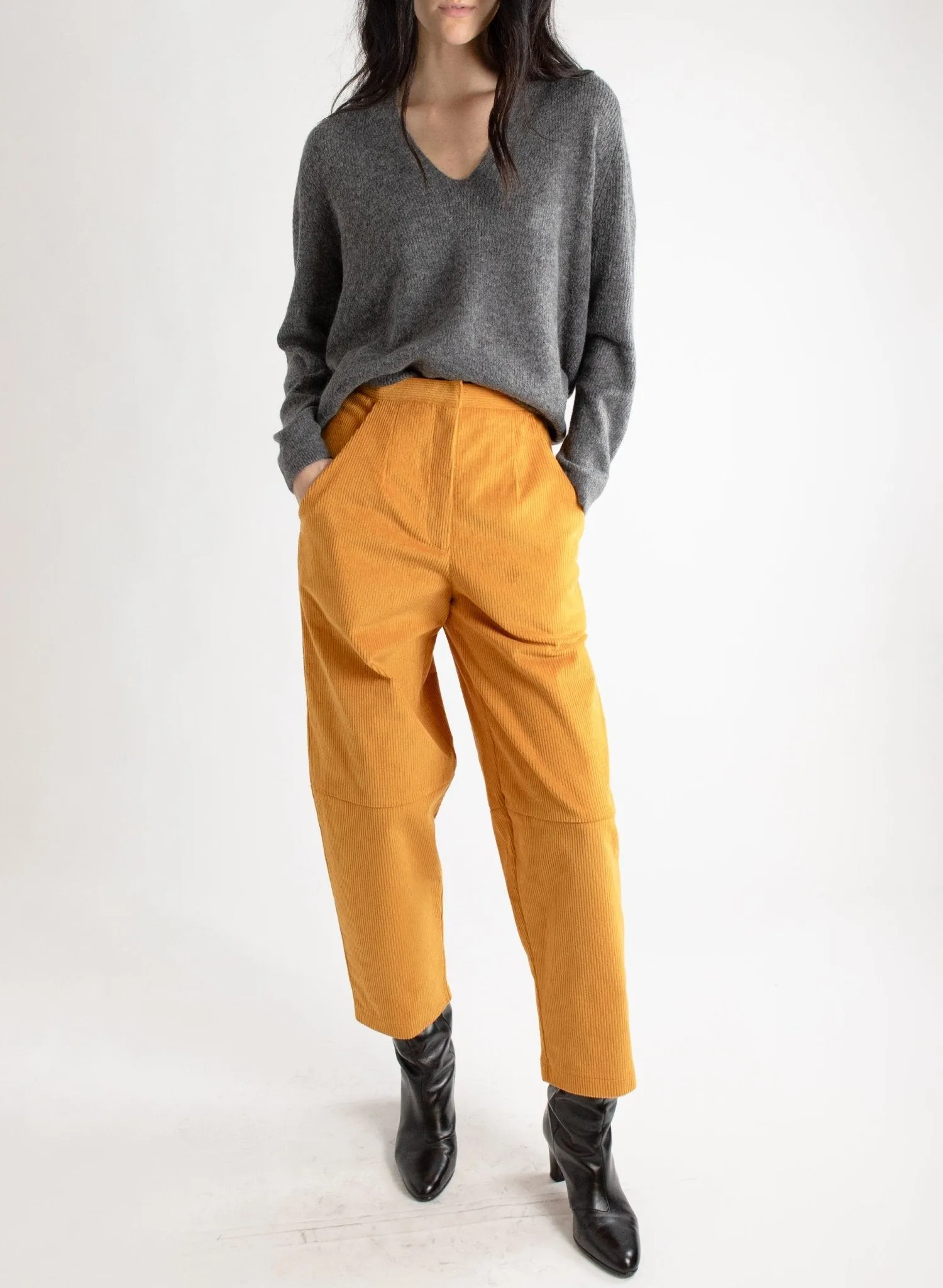 Triangle Pant - Yellow Corduroy