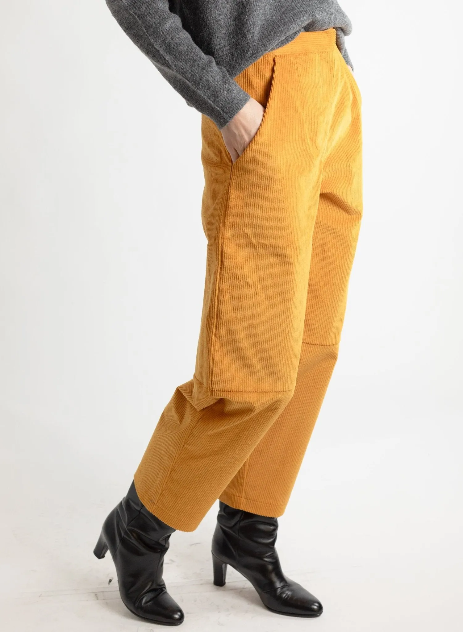 Triangle Pant - Yellow Corduroy
