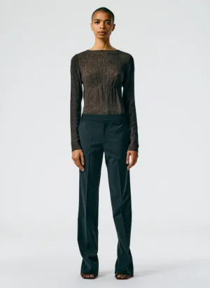 Tropical Wool Elfie Trouser with Slits