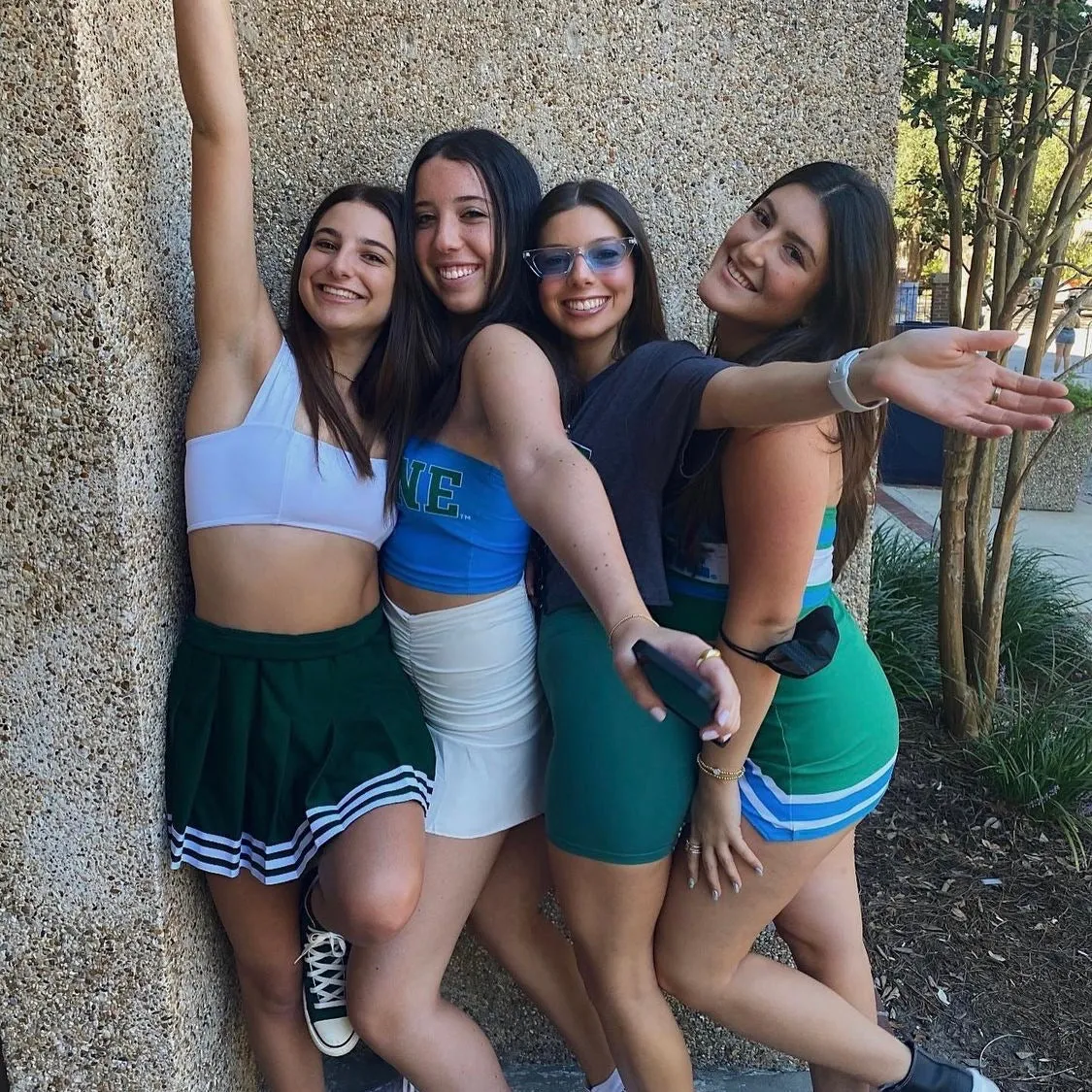 Tulane Two Tone Tube Top