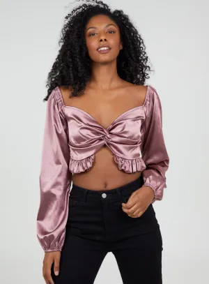 Twist Front Crop Top