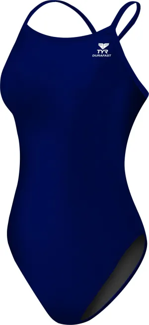 TYR Navy Durafast Elite® Diamondfit Swimsuit