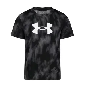 Under Armour Boys' UA Valley Etch Short Sleeve Tee - Black