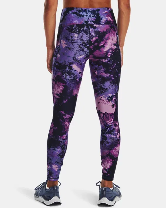 Under Armour Women's HeatGear® Armour No-Slip Waistband Printed Ankle Leggings