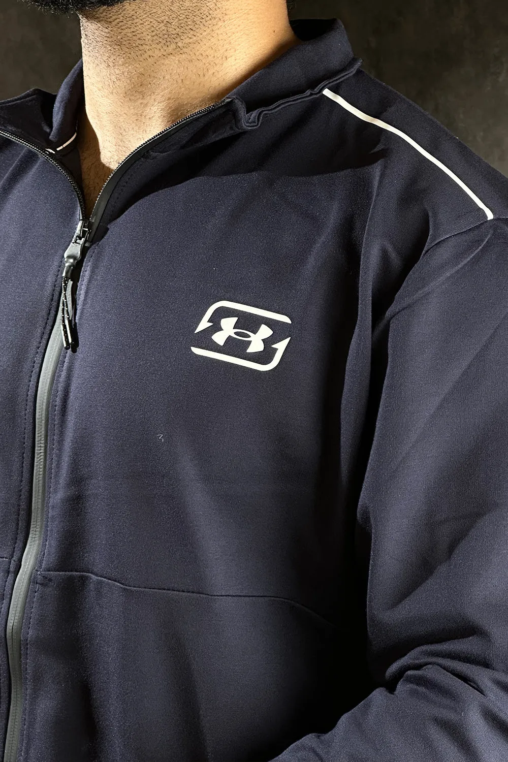 UNDER ARMR Classic Collar NAVY Tracksuit - 4424013