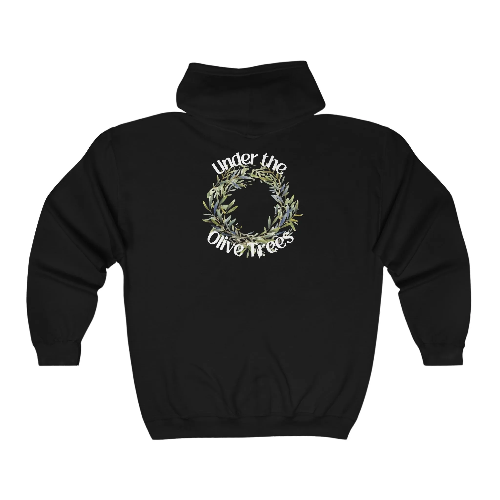 Under the Olive trees / Hydroxytyrosol dealer / Unisex Heavy Blend™ Full Zip Hooded Sweatshirt
